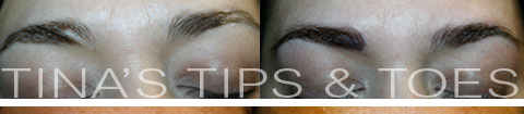 permanent cosmetic brow tattooing